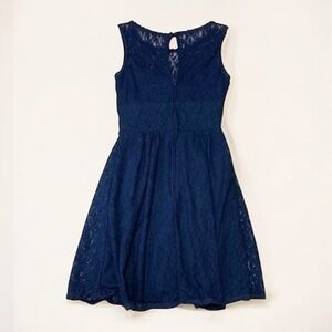 B Darlin Navy Lace Dress Size 1 / 2